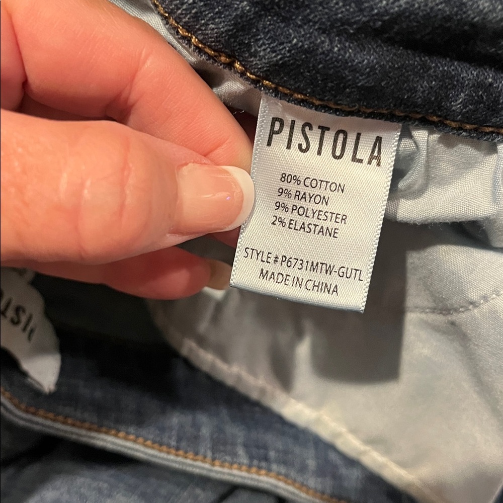 Pistola Women’s Jeans Blue Sz 27 - Picture 4 of 4